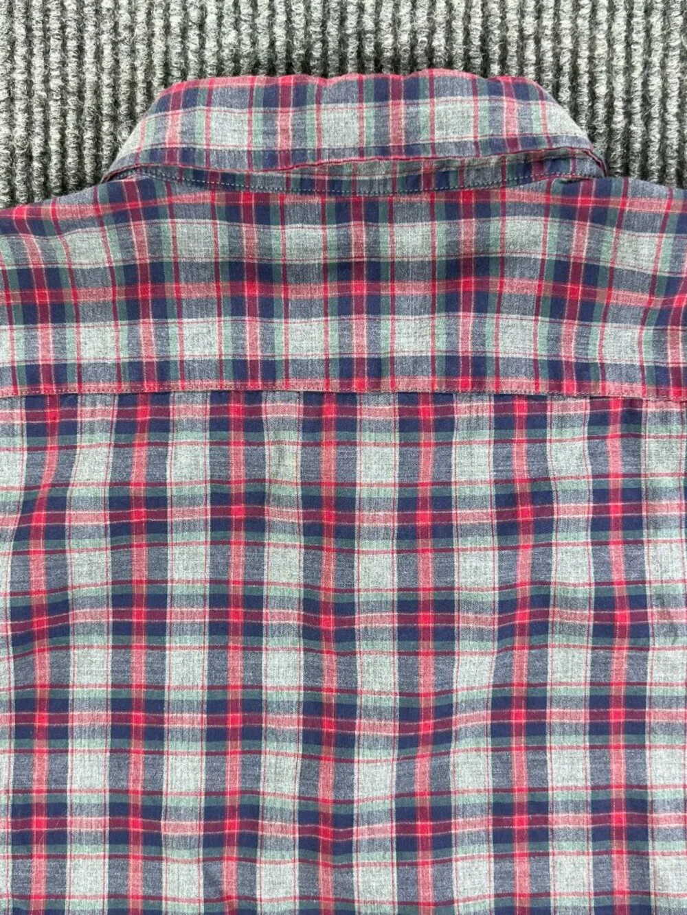 Share J.Crew Secret Wash Shirt Mens XL Lightweight Stretch Plaid Button Down